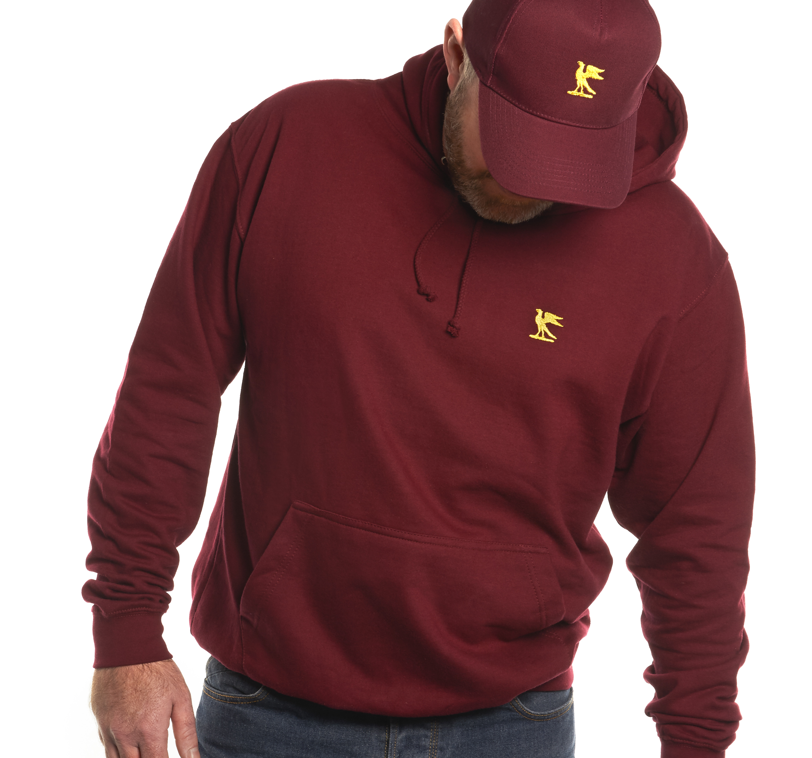 hoodie maroon hawks club